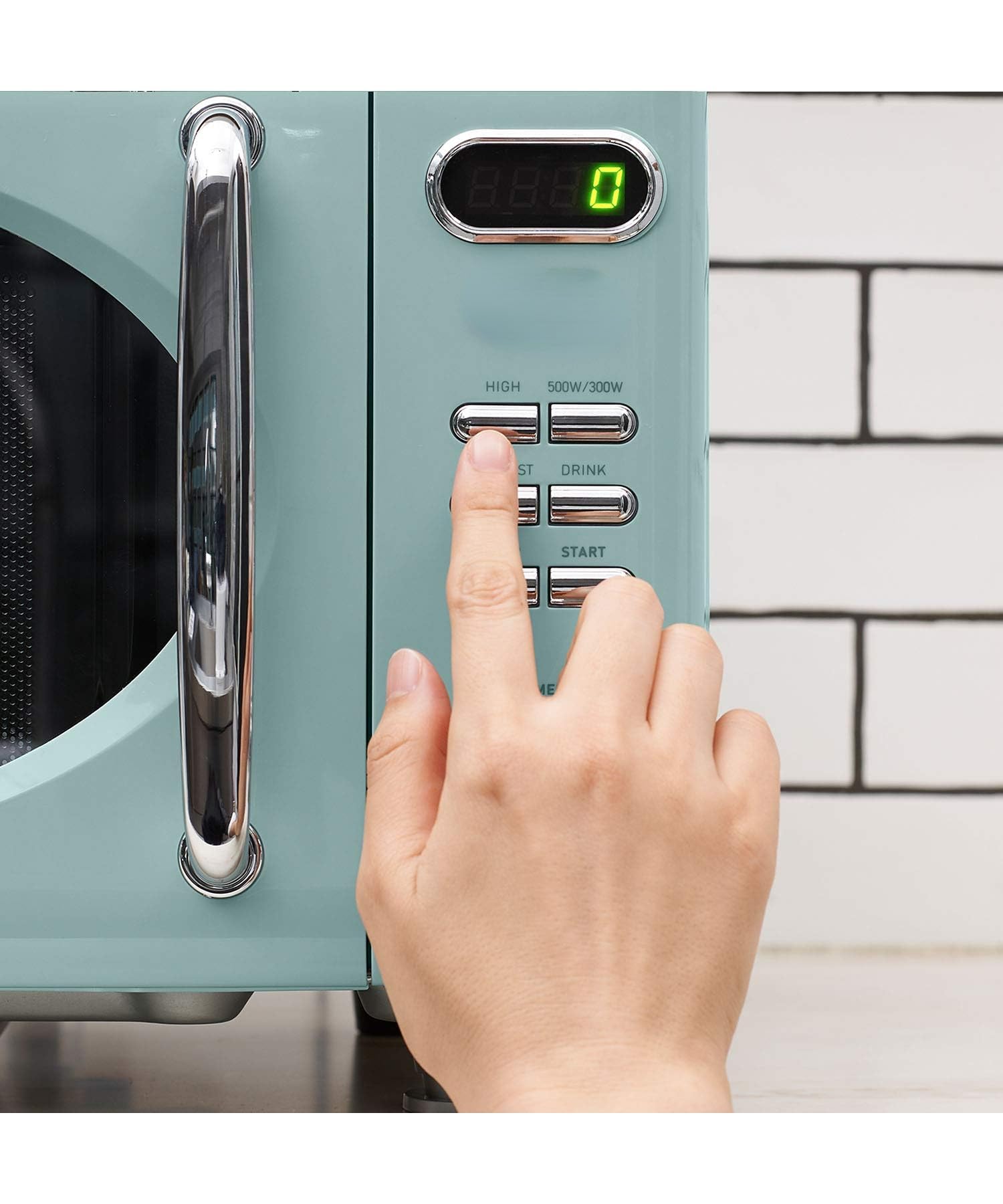 Amazon | 電子レンジ K-DR1 (ペールアクア) コンパクト 17L フラット